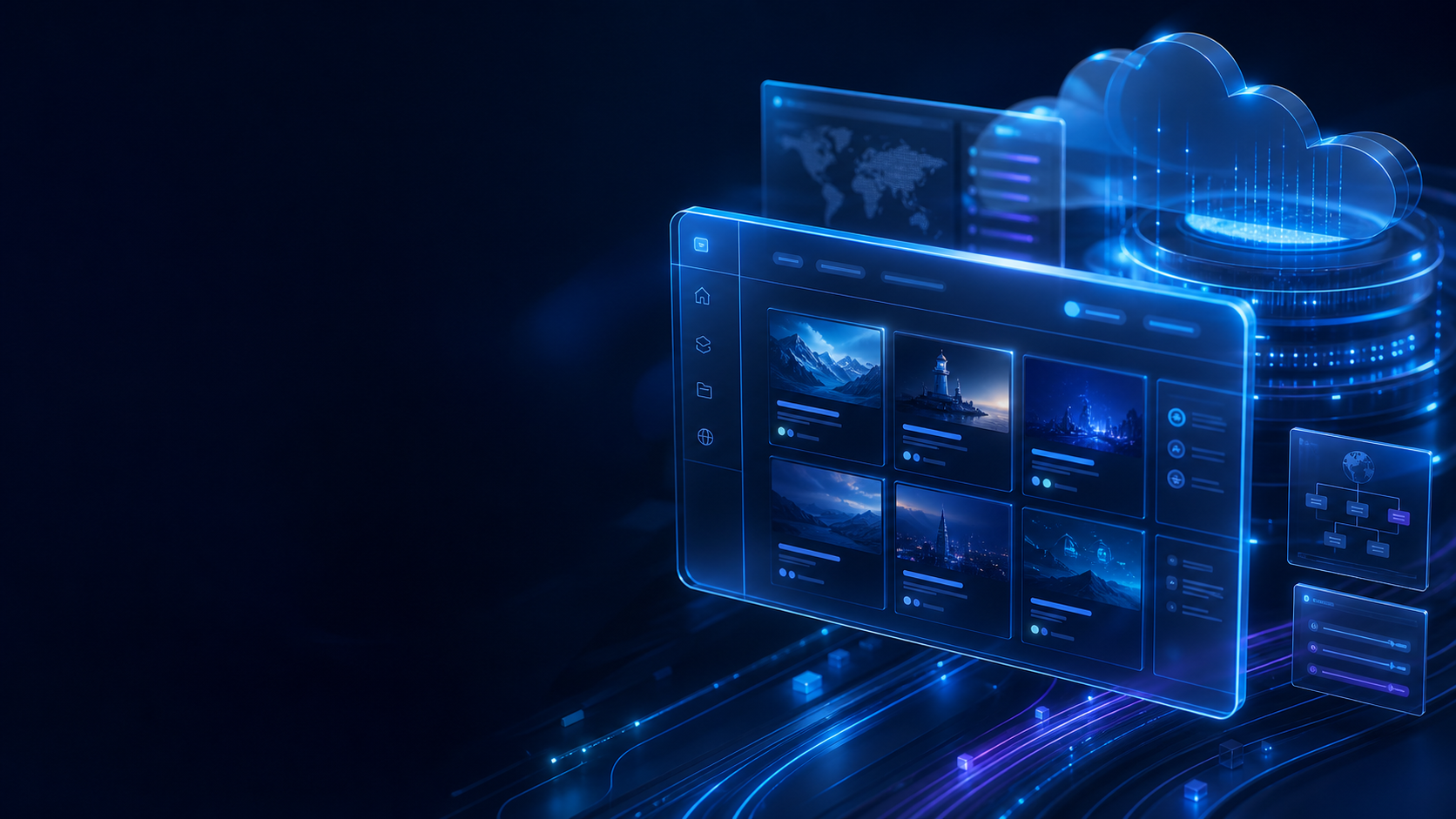 neoCMS technology graphic